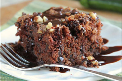 Chocolate Applesauce Cake